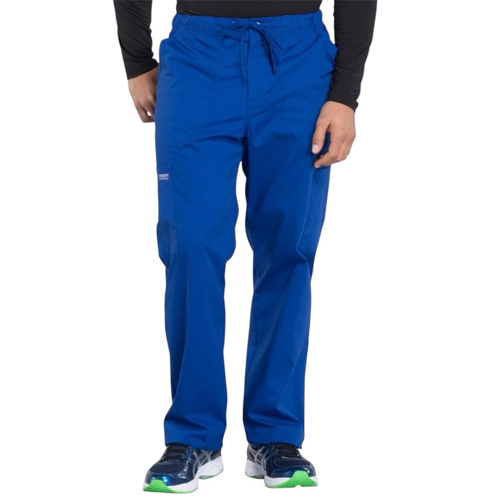 Cherokee Men L Scrubs Workwear Professionals Cargo Pants Tapered Leg